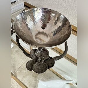 Michael Aram Black orchid nut dish